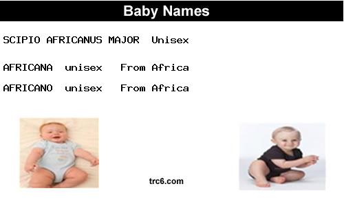 africana baby names
